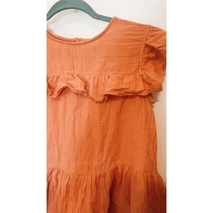 Peach Ruffled Top